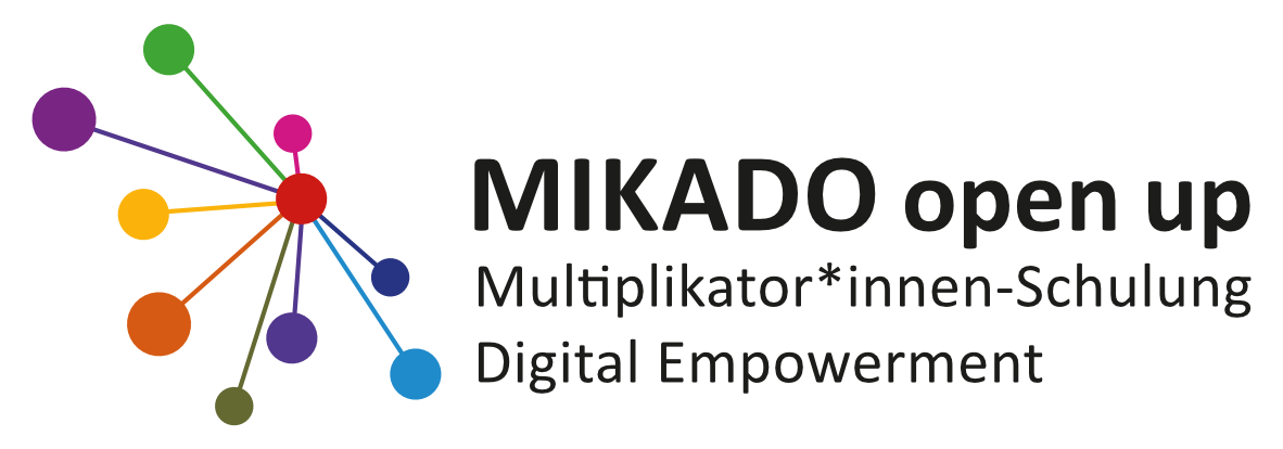 Selbstlernkurs MIKADO open up -  Multiplikator*innen-Schulung Digital Empowerment 
